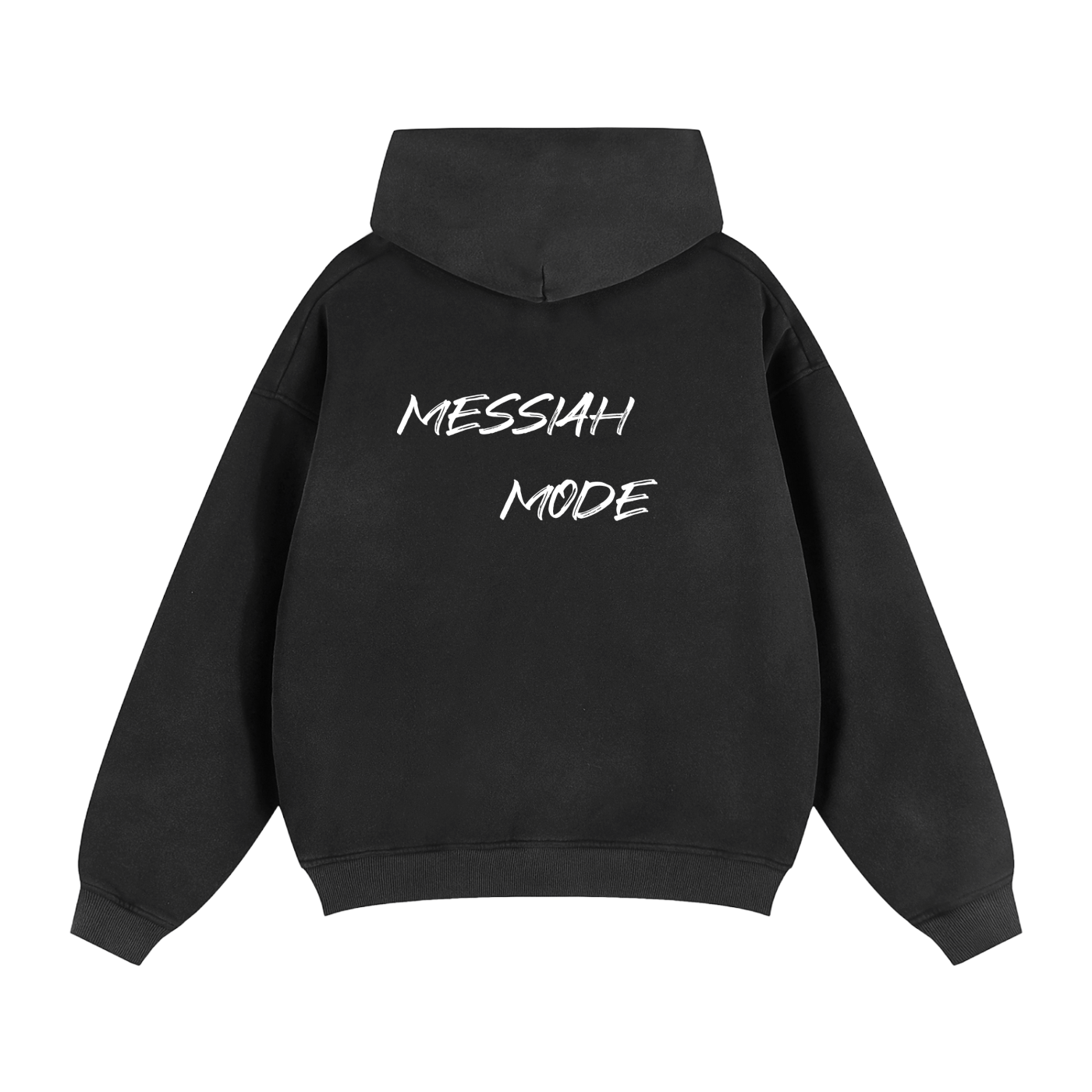 Messiah Mode Sunfade Two-way Zipper Boxy Fleece Hoodie